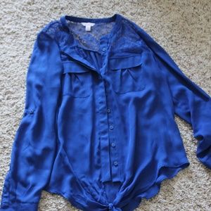 Navy Blouse